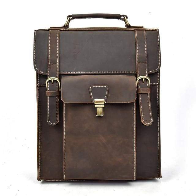 leather travel tote key