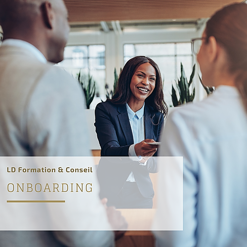 Représentation de la formation : Onboarding