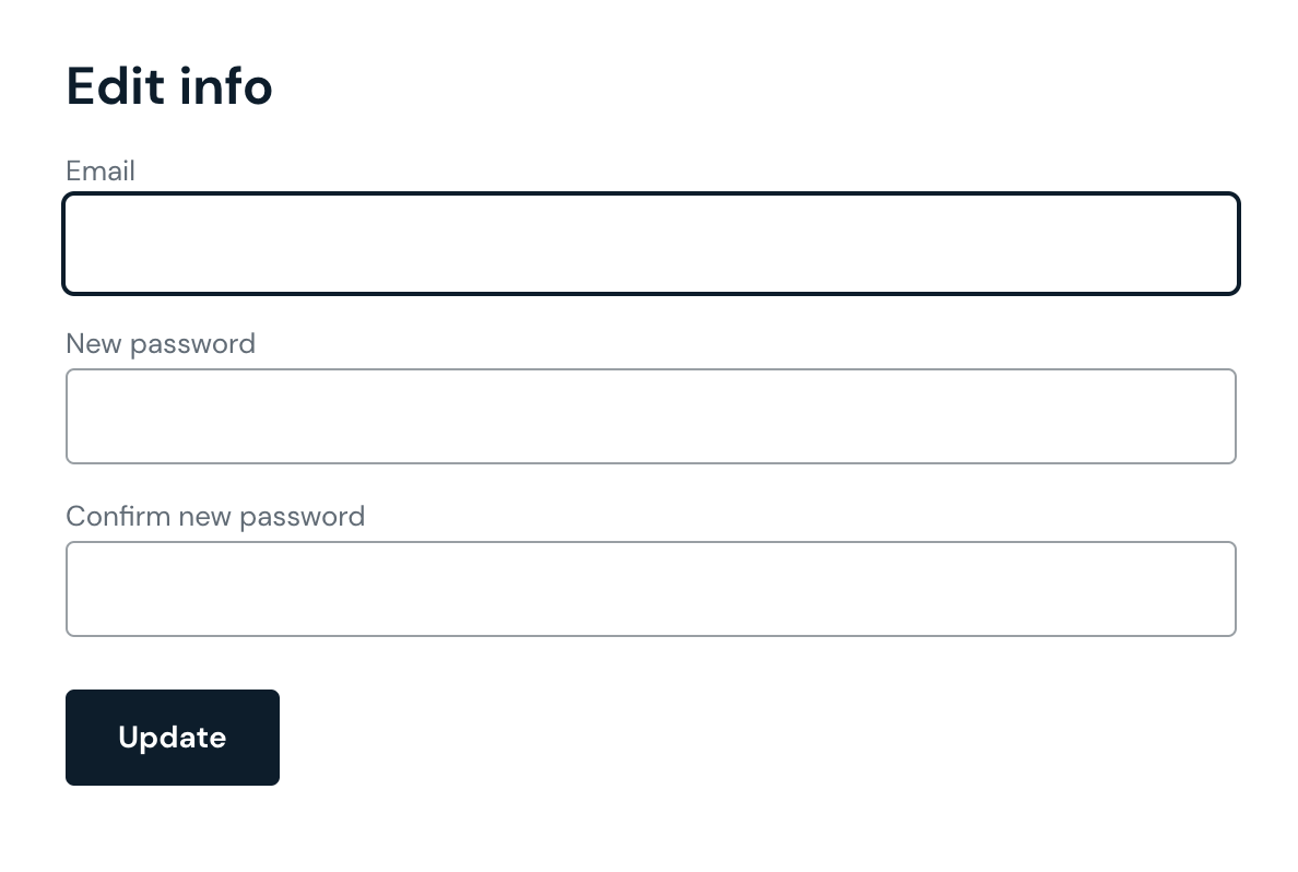 How can I change my Draft password?