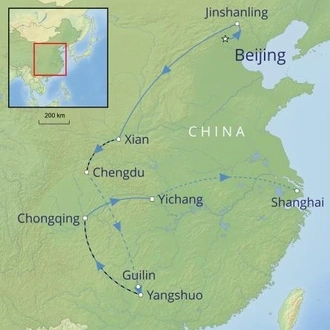 tourhub | Cox & Kings | China: The Grand Tour | Tour Map