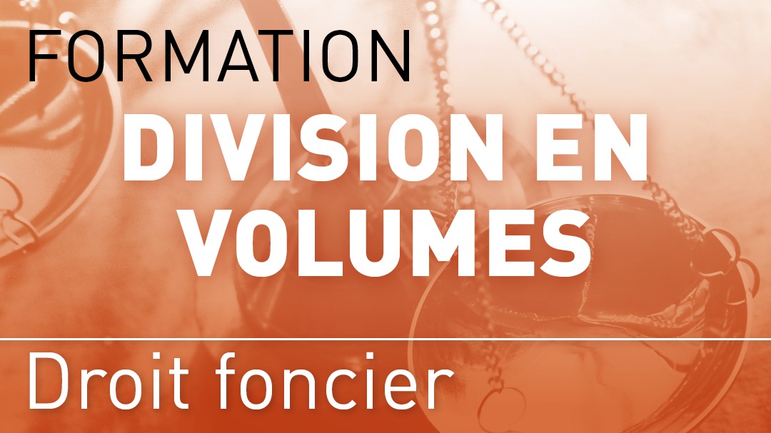 Représentation de la formation : Division en volumes