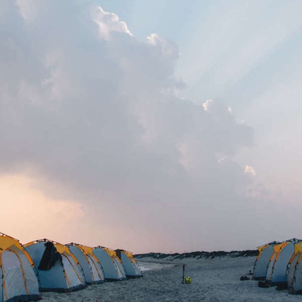 Campsite at Finns Beach