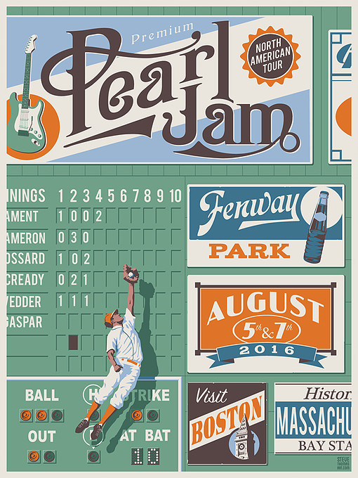 Pearl-jam-boston-2016-steve-thomas-variant-edition-3 | Collectionzz