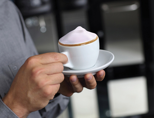 Cappuccino Fujiyama, made using Schaerer Best Foam technology