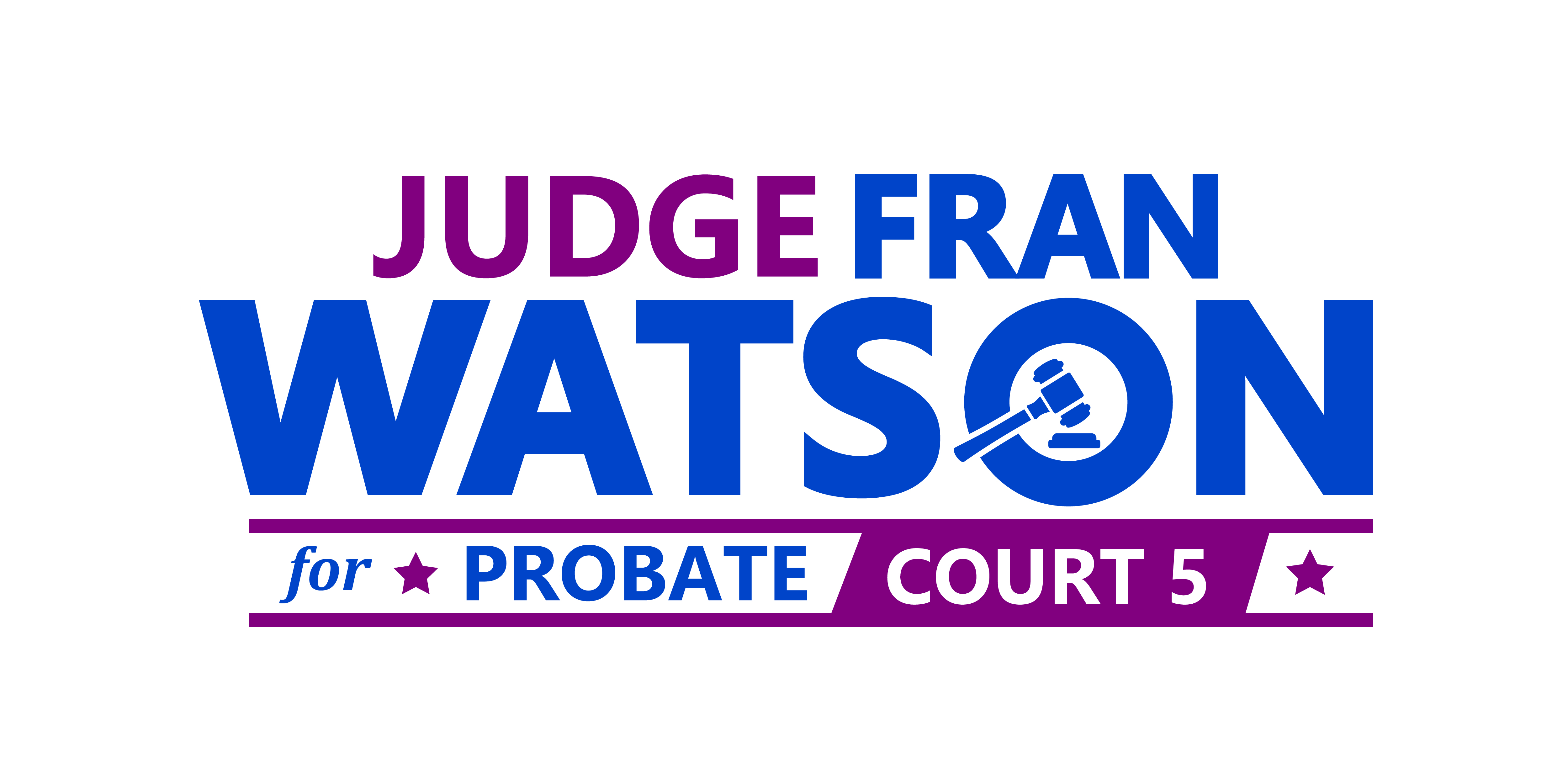 Fran Watson for Probate Court 5 logo