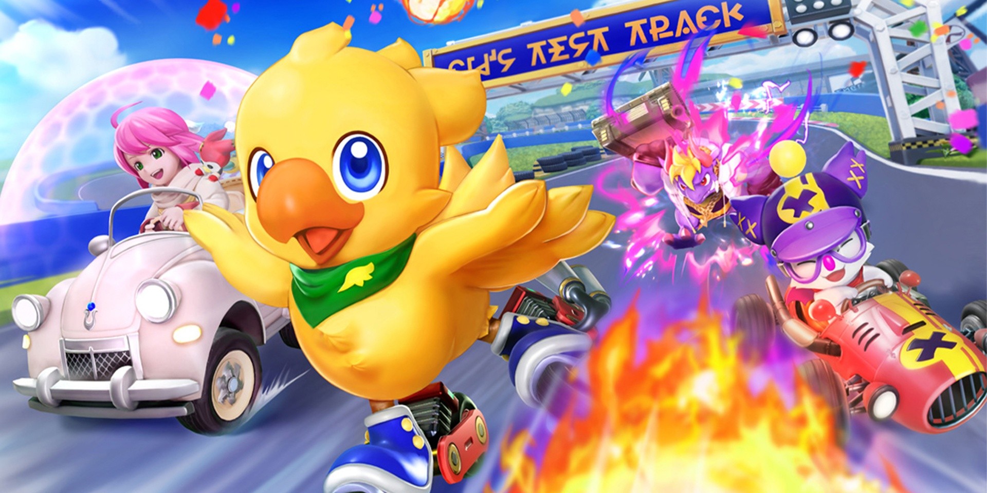 Hit the race track with your favorite Final Fantasy characters on Chocobo GP