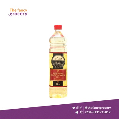 Casa De Campo Refined Sunflower Oil, 1L - The Fancy Grocery ...