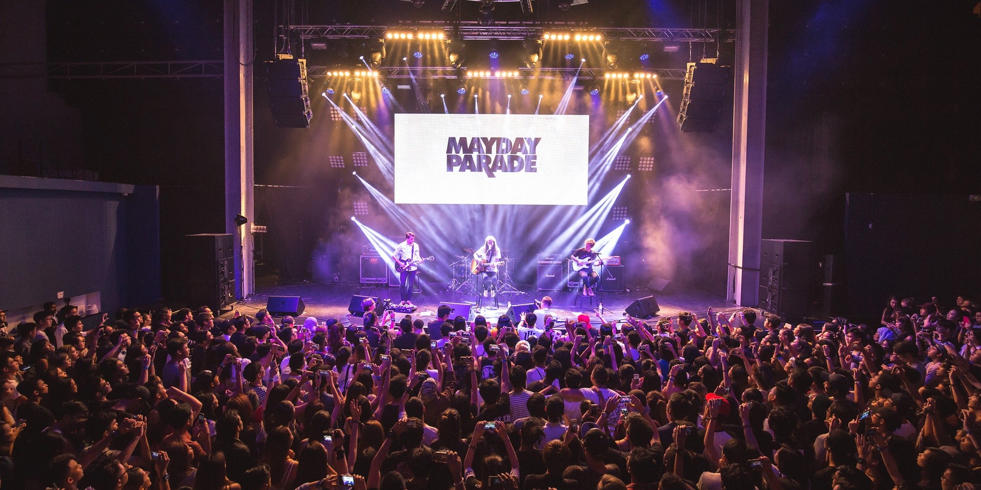 How a hurricane nearly derailed Mayday Parade's show in Singapore