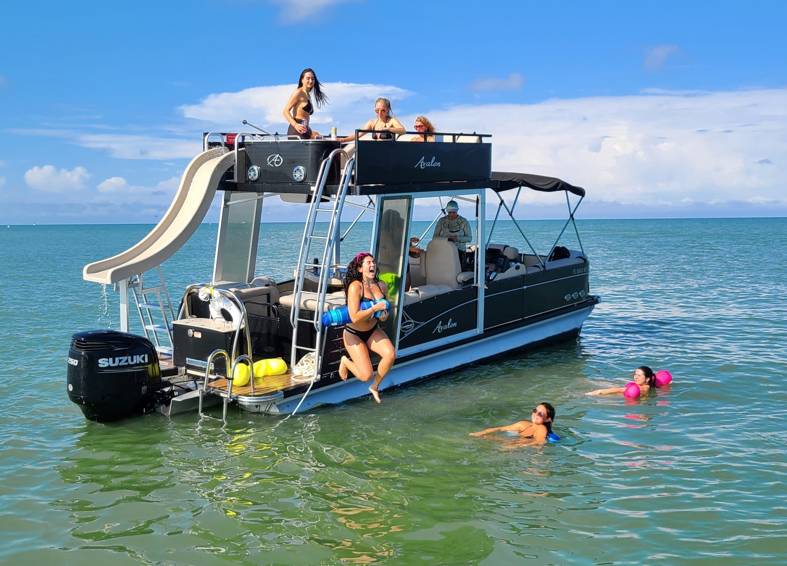 Double Decker BYOB Party Cruise with Captain & Waterslide in Clearwater image 5