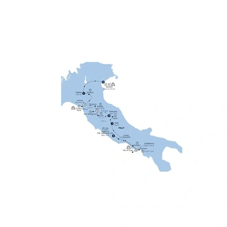 tourhub | Insight Vacations | Country Roads of Italy - Classic Group | Tour Map