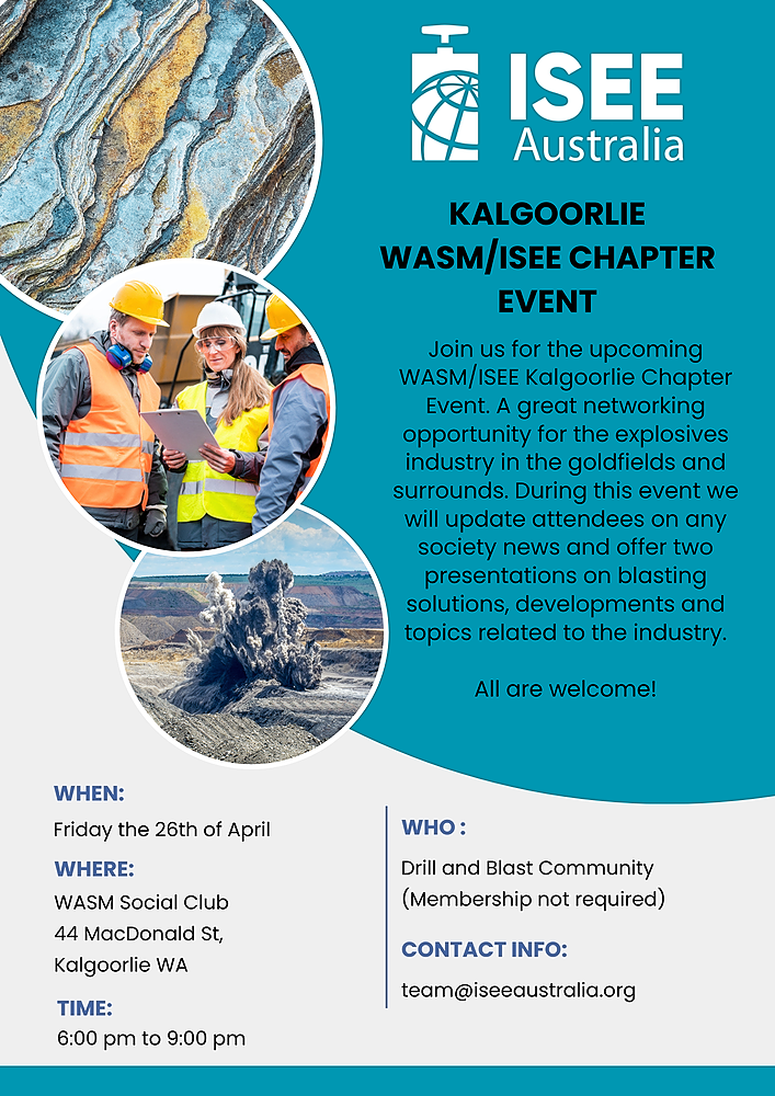Kalgoorlie WASM/ISEE  Chapter Event