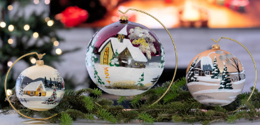 Hand painted Round Ornaments