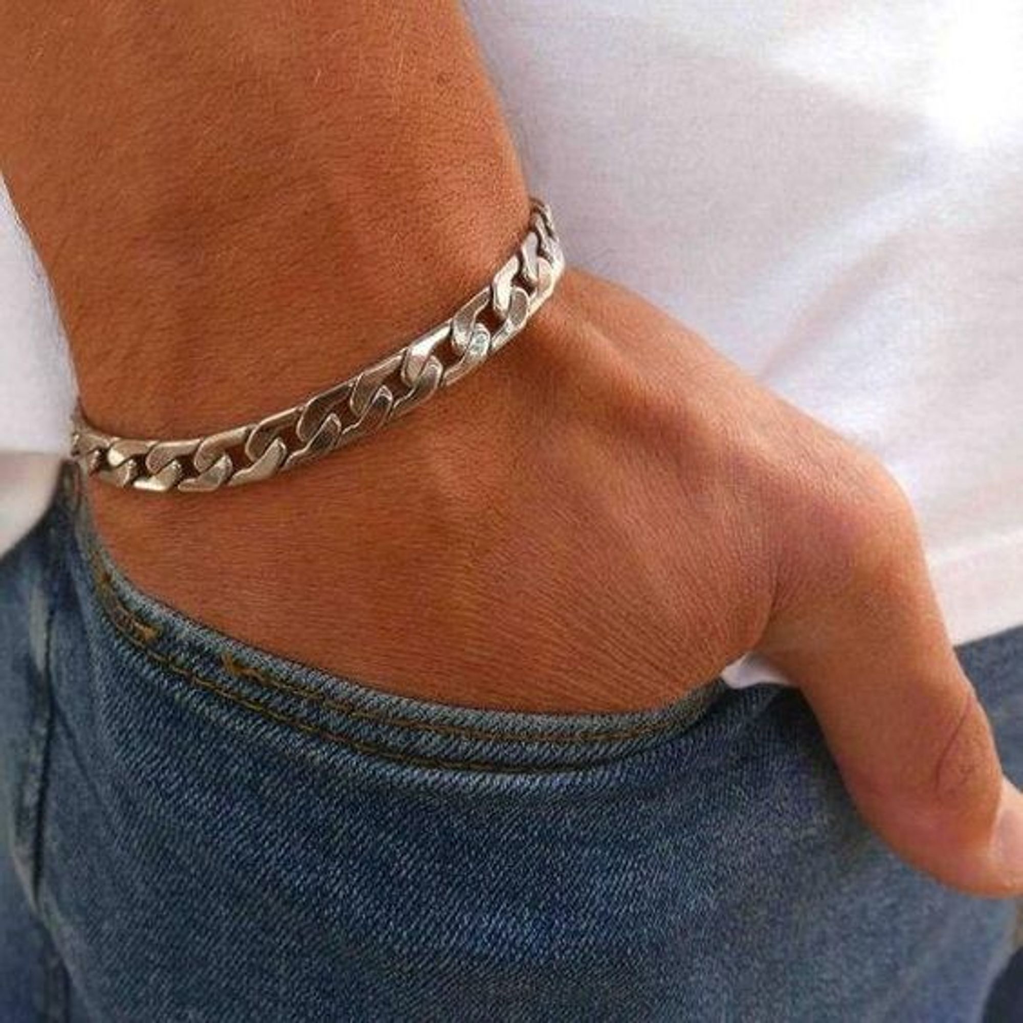 10 Best Men's Silver Jewellery ideas || Bracelets ||