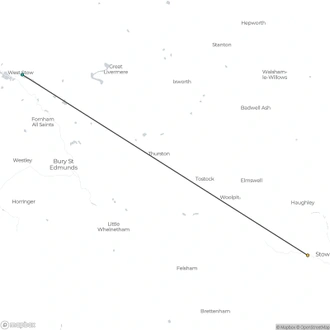 tourhub | Travel Editions | In Search of Old Suffolk Tour | Tour Map