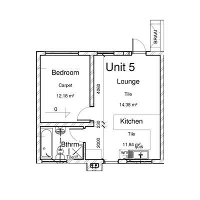 Type B - 1 Bed