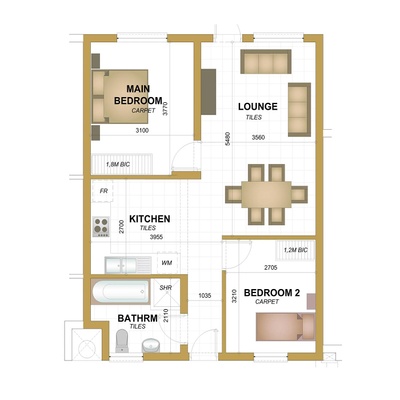 2 Bedroom Unit