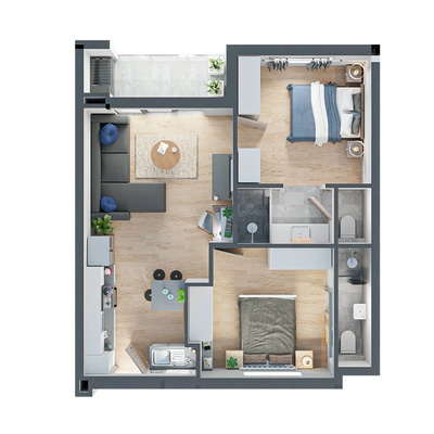 Type 2A - Luxury apartment