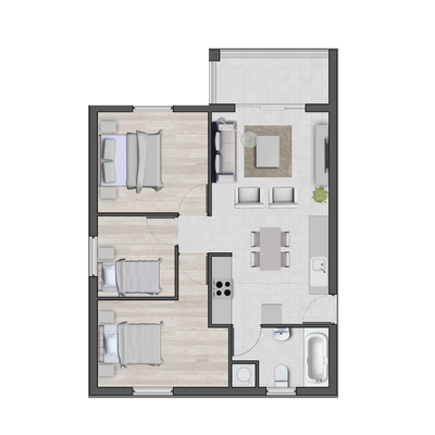 Sapphire Mews - 3 Bed