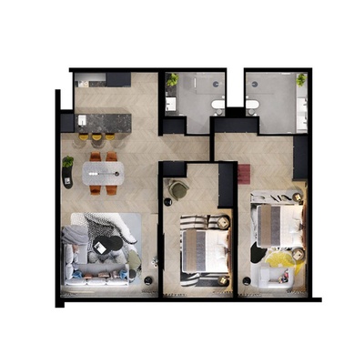 2 Bedroom