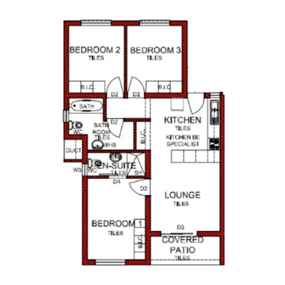 3 Bed Unit