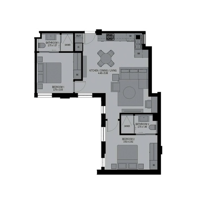 2 Bed Type 3