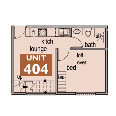 2 Bed penthouse