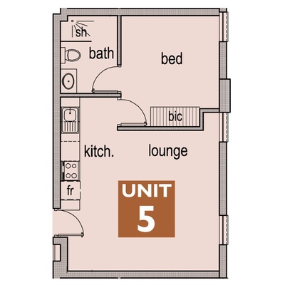 1 Bed unit
