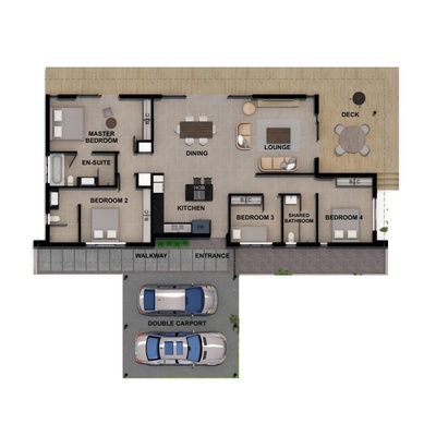 4 Bedroom Unit