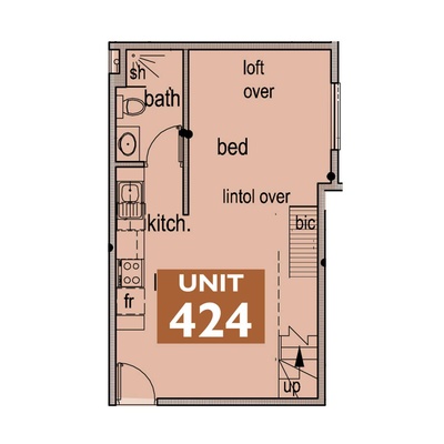 1 Bed penthouse