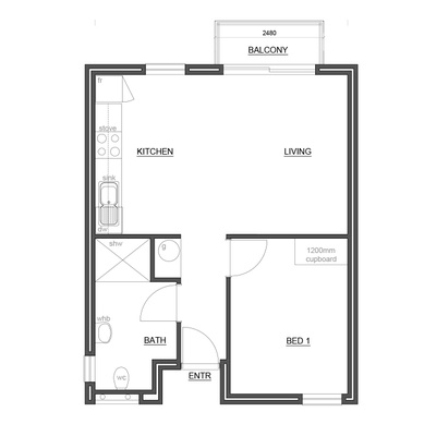 1 Bedroom Unit