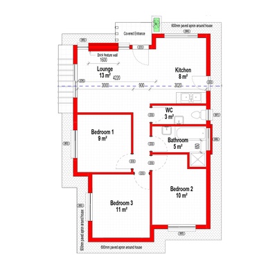 Dhlamini - 75sqm