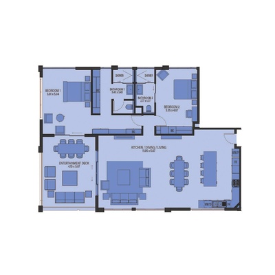 Penthouse 2 Bed