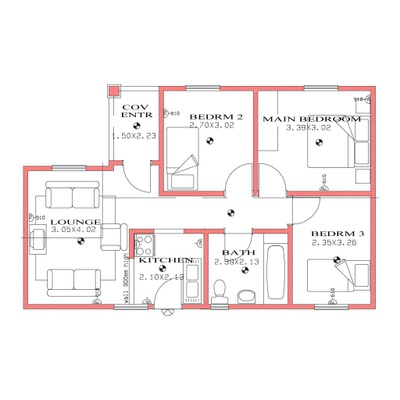 65sqm Unit - NE Gable Deluxe