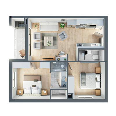 Type 2D - Luxury apartment
