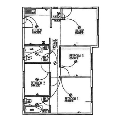 Plan 70 - 3 Bedroom