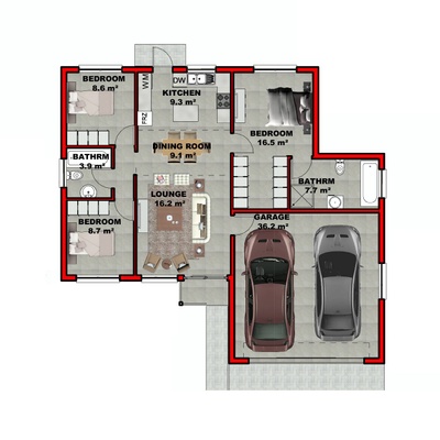 133sqm unit