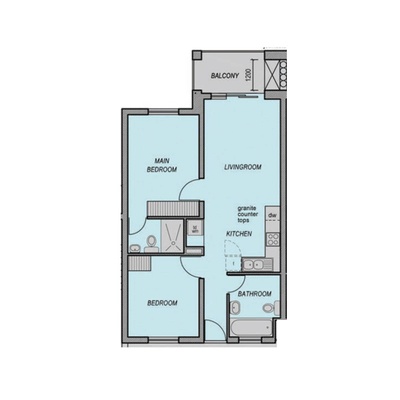 2 Bed Unit