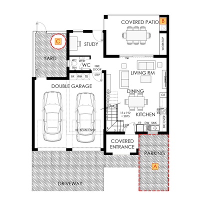 Type 2D (double garage)