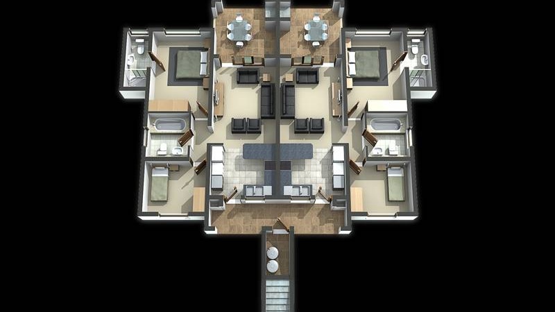 Type D (ground floor unit)