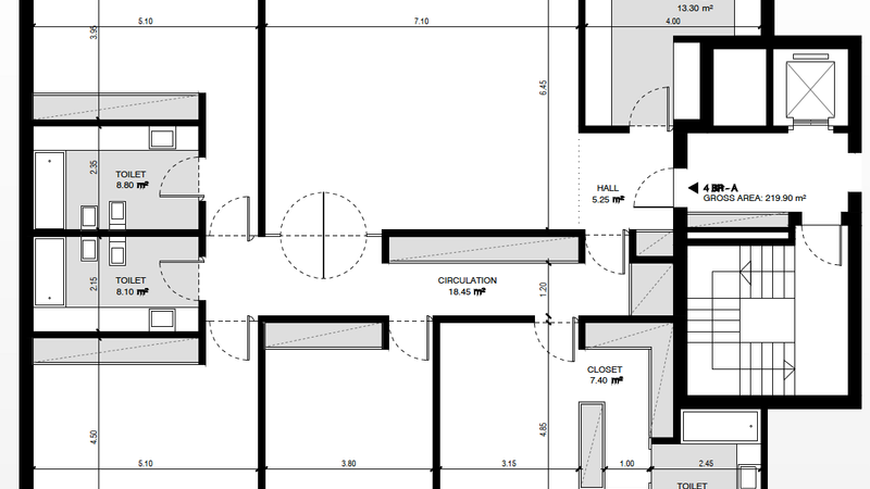 Perimeter Block - 4 Bedroom Plan A