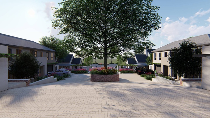 Artistic impression of the completed estate