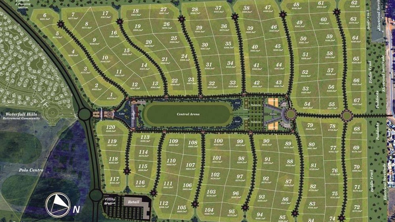 Waterfall Equestrian Estate Site Layout