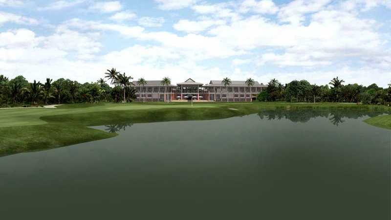 Clubhouse view from the 18th