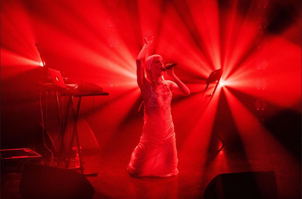 Performance at Rewire Festival. 2021. The Hague, Netherlands. Courtesy the artist.