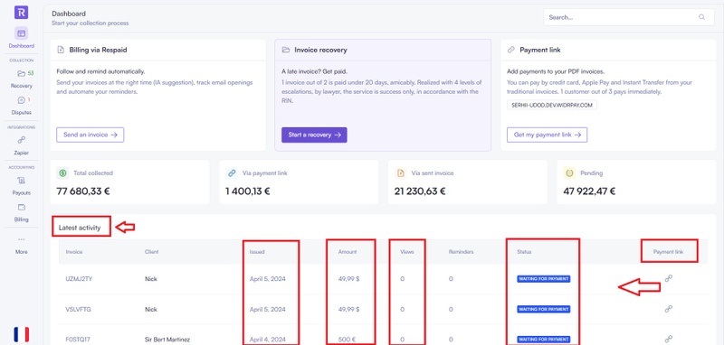 billing respaid - Copie