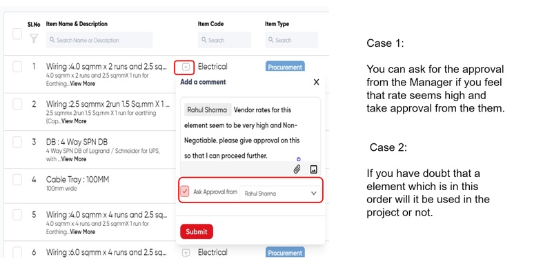 Notifications and Approvals