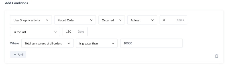 Building Customer Engagement Hierarchies in Mailmodo Based on Shopify Activity