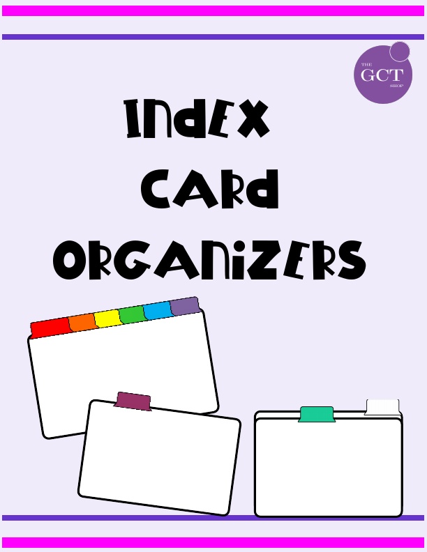 Index/Task/Recipe Card Dividers *FREEBIE* by thegreatcanadianteachingshop ·  Ninja Plans