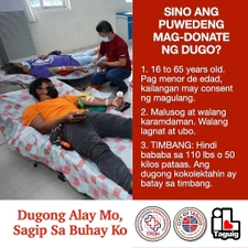 Thumbnail: Blood Donors Invited to Taguig Pateros District Hospital on January 4th Morning