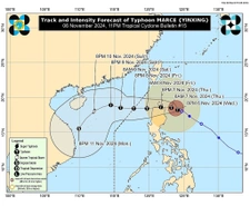 Thumbnail: Typhoon Marce Set to Make Landfall Today, November 7, 2024; Signal Number 3 Raised Over Mainland Cagayan, Babuyan Islands, and Apayao